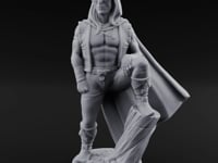 Shirtless And Sneering Elf Ranger A