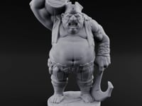 Barrel Chugging Ogre Pirate