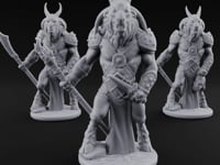 Standing Guard Beastfolk Warriors