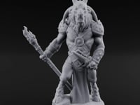 Standing Guard Beastfolk Warrior C