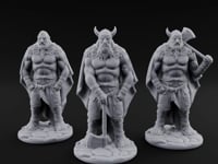 Belt Gripping Human Barbarians