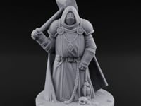 Hammer Shouldering Human Cleric