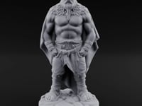 Belt Gripping Human Barbarian A
