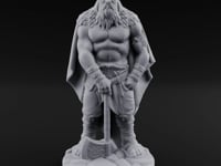 Belt Gripping Human Barbarian C