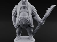 Belly Out Spear Resting Ogre Royal Guard B