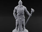 Torch Leaning Human Monk A