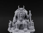 Throne Sitting Dwarf King