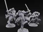 Lunging Forward Human Royal Guards
