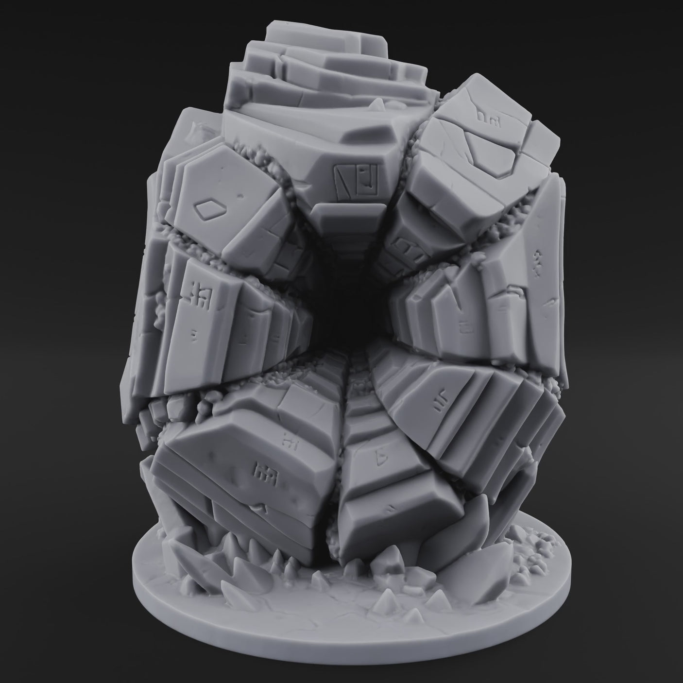 Stacked And Towering Obelisk Sentinel