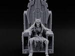 Throne Sitting Skeleton King turntable