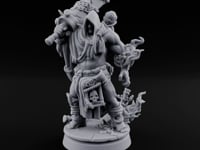 Chain Wrapped Crushing Human Monk turntable