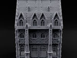 Spike-Crowned Gothic-Arched Cathedral Manor turntable