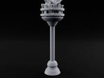 Rivet-Banded Roaring-Flame Standing Brazier turntable