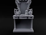 Scroll-Framed Potion-Scattered Noble Vanity Dresser turntable