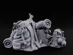 Sword-Stuffed Bedroll-Strapped Adventurer Pack Scene turntable