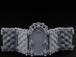 Rose-Arched Button-Tufted Noble Folding Screen turntable