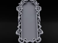 Tentacle-Framed Gothic-Arched Floor Mirror turntable