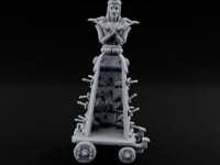 Spike-Studded Idol-Crowned Iron Maiden Torture Cart turntable