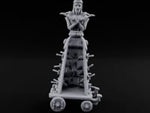 Spike-Studded Idol-Crowned Iron Maiden Torture Cart turntable