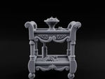 Fruit-Laden Scroll-Handled Noble Service Cart turntable