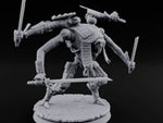 Multi Armed Slashing Automaton Warrior A turntable