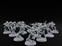 Gun Toting Leaping Warforged Troopers turntable