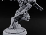 Gun Toting Leaping Warforged Trooper C turntable