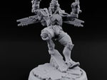 Gun Toting Leaping Warforged Trooper D turntable