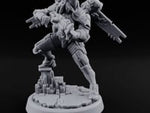 Gun Toting Leaping Warforged Trooper F turntable