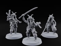 Blade And Gun Wielding Human Samurai turntable