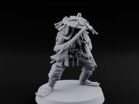 Weird War Amphibious Assaulting Japanese Soldier E turntable