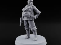 Weird War Gas Masked Gunning Japanese Trooper D turntable