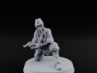 Weird War Gas Masked Gunning Japanese Trooper E turntable