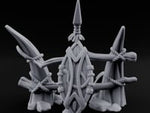 Rope-Lashed Diamond-Etched Tribal Idol Marker Scene turntable