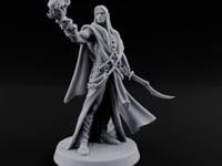 Flame Conjuring, Rippling Robes Human Sorcerer A turntable