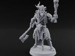 Torch Axe Bearing Saytr Barbarian Shaman A turntable