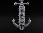 Skull-Faced Rope-Bound Undead Ship Anchor turntable