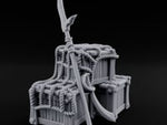 Spear-Propped Rope-Lashed Tribal Storage Crate Scene turntable
