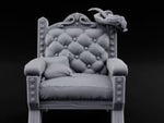 Button-Tufted Noble Captain's Armchair turntable