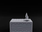 Candle-Topped Rivet-Planked Storage Trunk turntable