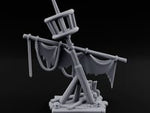 Tattered-Flag Skull-Strewn Tribal Crow's Nest Mast Scene turntable