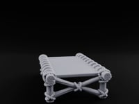 Rope-Lashed Cross-Braced Pirate Rope Bed turntable
