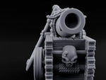 Skull-Bolted Tentacle-Gripped Pirate Cannon turntable