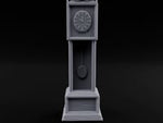 Scroll-Crowned Pendulum-Faced Grandfather Clock turntable
