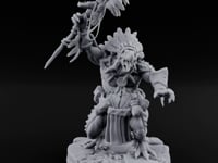 Spirit Channelling Lizardfolk Shaman A turntable