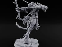 Arrow Nocking Lizardfolk Archer C turntable