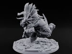 Shield And Flail Wielding Lizardfolk Warrior B turntable