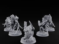 Blade Wielding Lizardfolk Raptor Warriors turntable