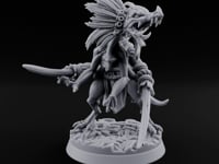 Blade Wielding Lizardfolk Raptor Warrior A turntable
