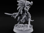 Blade Wielding Lizardfolk Raptor Warrior A turntable